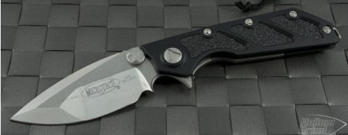 Microtech Knives DOC S/E Flipper Knife (3.875in Satin Plain S30-V) 153-4 - Front