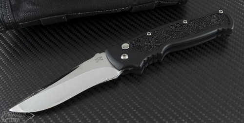 Brend Knives Custom M2 Auto S/E Automatic Folder S/A Knife (4in Satin Plain 154-CM) BR-C-M2-Auto - Front