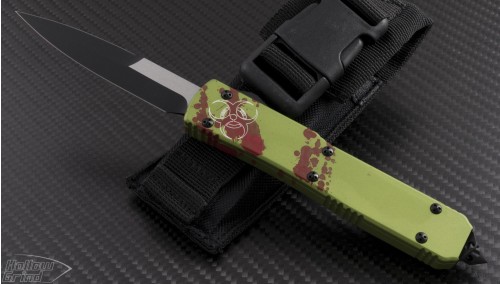 (#120-1Z) Microtech Zombie Ultratech Bayonet Standard - Front