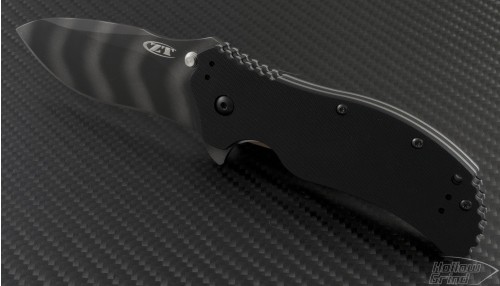 Zero Tolerance 0350TS S/E Assisted Folder S/A Knife (3.25in Color Coated Plain S30-V) ZT0350TS - Front