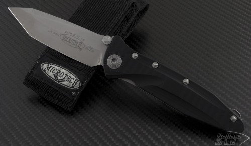 Microtech Knives Socom Elite T/E Folder Knife (4in Bead Blasted Plain S35-VN) 163-7 - Front