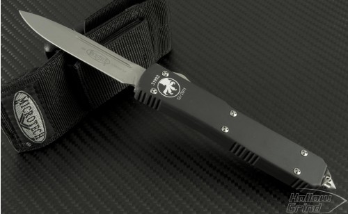Microtech Knives Ultratech S/E Automatic OTF D/A Knife (3.44in Bead Blasted Plain S35-VN) 121-7-2012 - Front