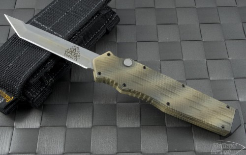 ARS Other Gen-3 OTF T/E Automatic OTF S/A Knife (3.25in Stonewashed Plain ATS-34) ars-gen3-tc - Front