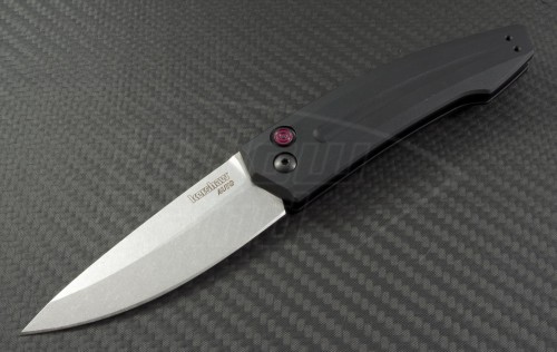 Kershaw Launch S/E Automatic Folder S/A Knife (3.5in Stonewashed Plain CPM-154) KER-7200 - Front