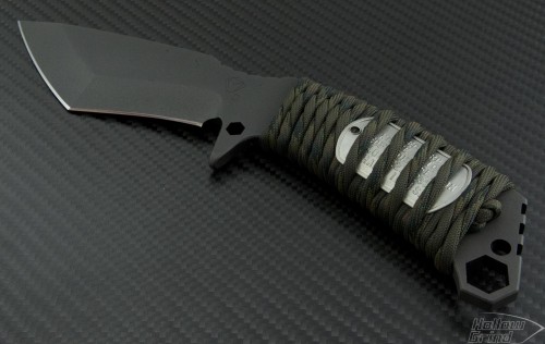 Medford Knife & Tool OD Green TS-1 T/E Fixed (4.2in Black Plain D2) MKT-TS1-OD - Front