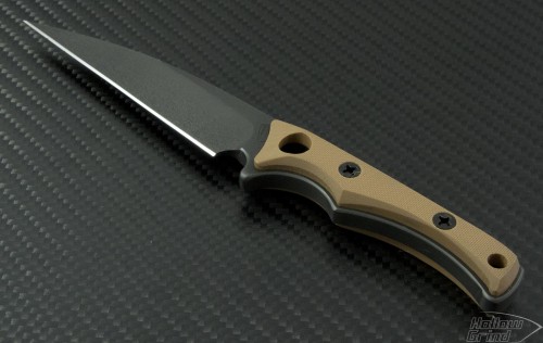 Medford Knife & Tool Other SUK Warncliffe Fixed (3.5in Black Plain D2) MKT-SUK-COY - Front