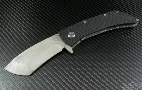 Medford Knife & Tool TFF-2 T/E Folder (4in Vulcan Plain D2) MKT-TFF2-VUL - Front