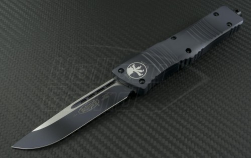 Microtech Knives Other Combat Troodon S/E Automatic OTF D/A Knife (3.75in Color Coated Plain ELMAX) 143-1UC - Front