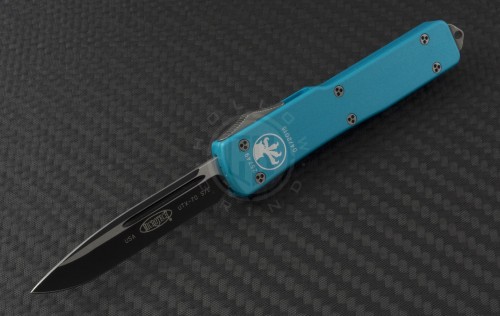 Microtech Knives Other UTX-70 S/E Automatic OTF D/A Knife (2.41in Black Plain ELMAX) 148-1TQ - Front