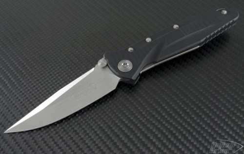 Microtech Knives Socom Elite S/E Folder Knife (4in Satin Plain S30-V) 159-4 - Front