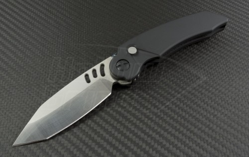 Rat Worx MRX T/E Automatic Folder S/A Knife (3.25in Satin Plain CPM-154) RW-MRX-00104 - Front