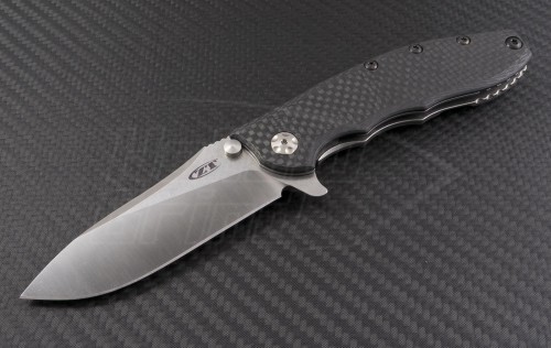 Zero Tolerance 0562 S/E Flipper Knife (3.5in Stonewashed Plain M390) ZT0562CF - Front