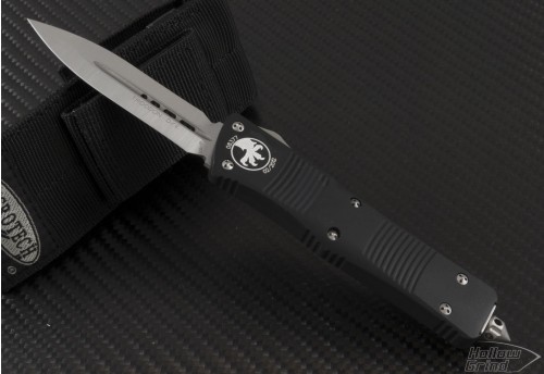 Microtech Knives Troodon D/E Automatic OTF D/A Knife (3.1in Satin Plain ATS-34) 138-4-2012 - Front