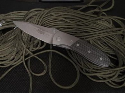 Microtech Lightfoot LCC - Stonewash - Plain - Double Action - Additional View