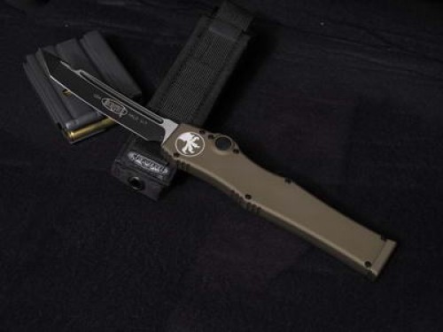 Microtech  Halo V - OD Green - Tactical Tanto - Front