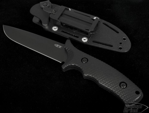 Zero Tolerance 0170 S/E Fixed Knife (5.75in Black Plain 14C28N) ZT0170 - Front