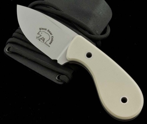 Black Bear Other Ace S/E Fixed Knife (2.75in Bead Blasted Plain S-30V (CMP)) BB-ACE - Front