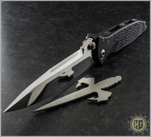(#MTC-0244) Microtech Custom Socom Elite S/E Mirror Polish - Front