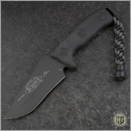 (#102-1) Microtech Currahee S/E Black Standard - Front