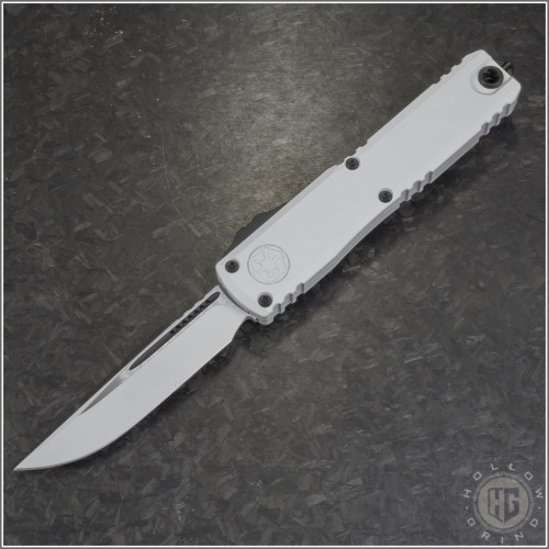(#11214-1STD) Microtech Stormtrooper Ultratrech Gen IV S/E White Plain - Front