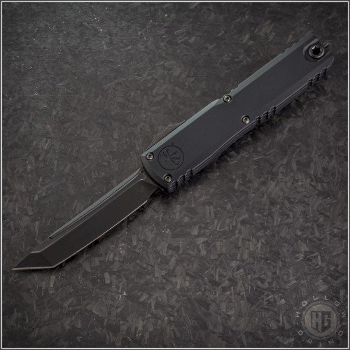 (#1123-1DLCTSH) Microtech Shadow Ultratech ZBP T/E DLC Tactical Plain - Front