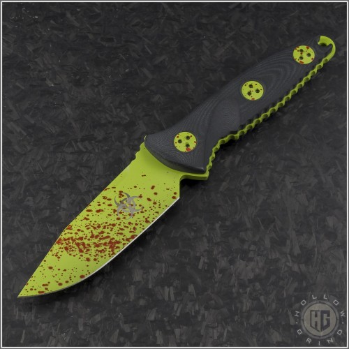 (#113M-1Z) Microtech Socom Alpha Mini S/E Zombie Tech - Front