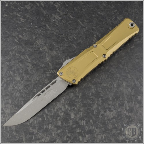 (#1143-10APTA) Microtech Tan Combat Troodon Gen III S/E Apocalyptic PLain - Front
