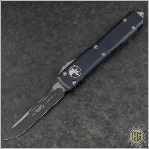 (#121-1-204P) Microtech Ultratech S/E Black Plain - Front