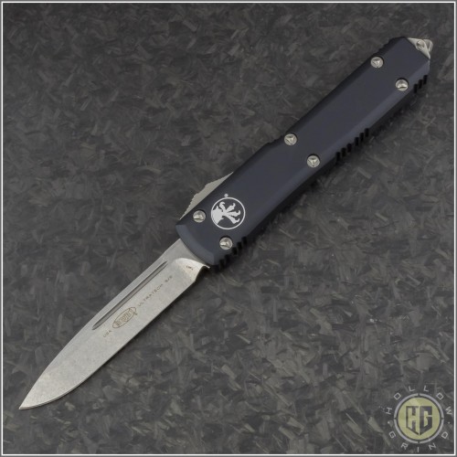 (#121-10) Microtech Ultratech S/E Stonewash Plain - Front
