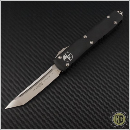 (#123-4CC) Microtech Ultratech T/E Satin Plain - Front