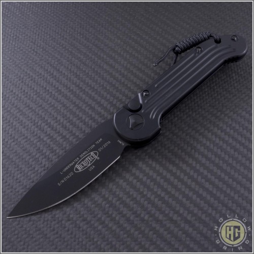 (#135-1T) Microtech LUDT Black Standard Tactical - Front