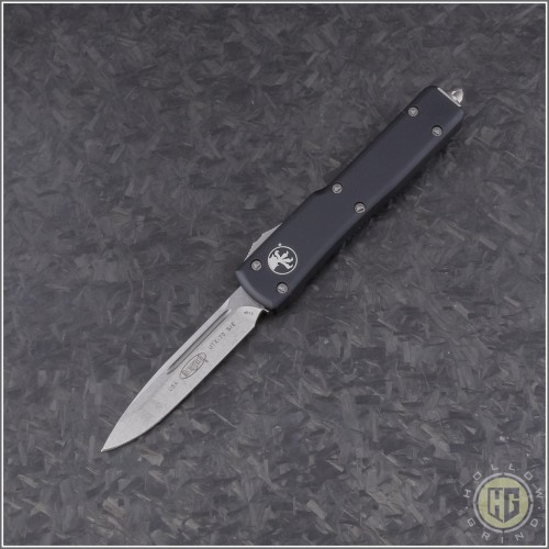 (#148-10) Microtech UTX-70 S/E Stonewash Plain - Front