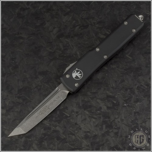 (#149-10) Microtech UTX-70 T/E Stonewash Standard - Front