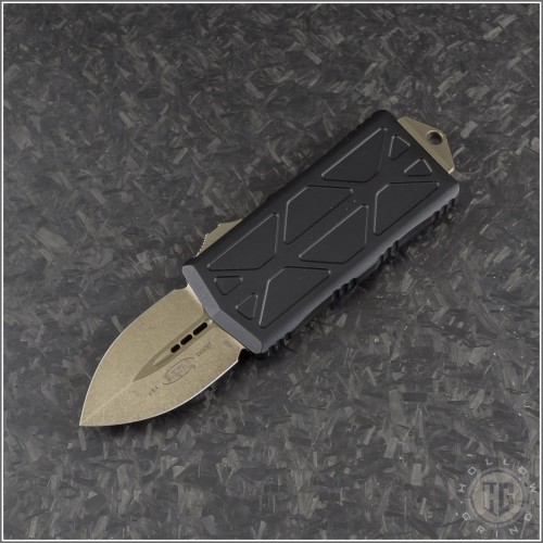(#157-13) Microtech Exocet T/E Bronzed Plain - Front