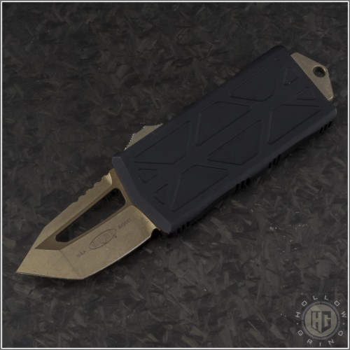 (#158-13) Microtech Exocet T/E Bronzed Plain - Front