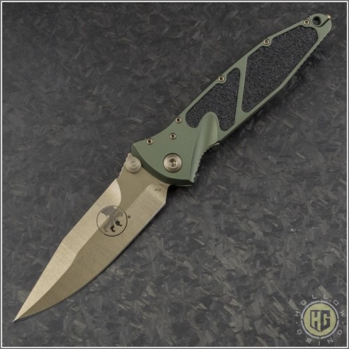 (#160-13SSOD) Microtech OD Green Socom Elite S/E Bronze Signature Series - Front