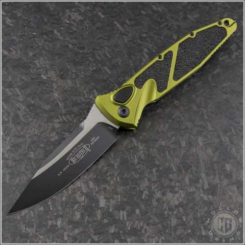 (#160A-1OD) Microtech OD Green Socom Elite Auto S/E Black Standard - Front