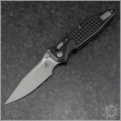 (#160RL-10APFR) Microtech Socom Elite Ram-Lok S/E Apocalyptic Plain Frag Handle - Front