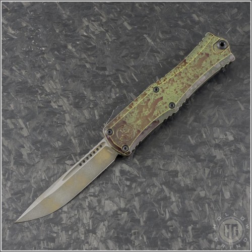 (#1703M-1OBDS) Microtech Knives Outbreak Hera II Mini S/E Plain - Front