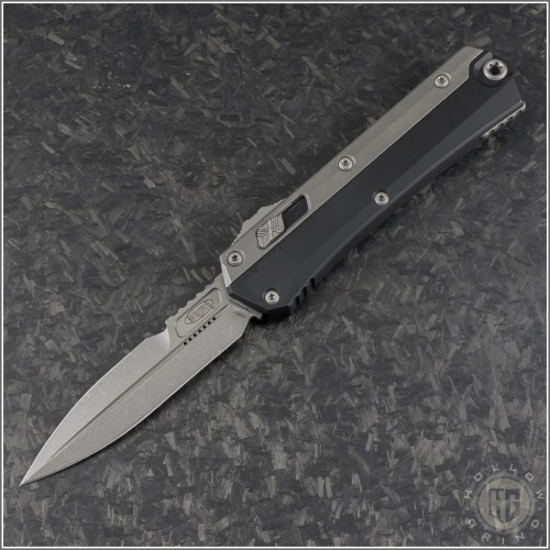 (#184-10AP) Microtech Glykon Bayonet Apocalyptic Plain - Front