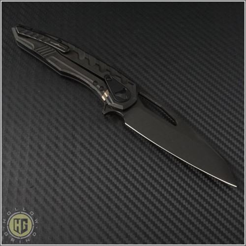 (#196-1DLCTS) Microtech Sigil with Aluminum DLC Tactical Standard - Signature Series - Back