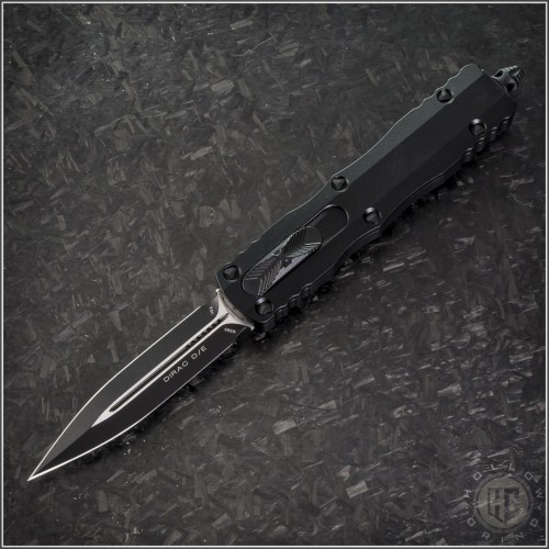 (#225-1T) Microtech Knives Dirac D/E Tactical Plain - Front