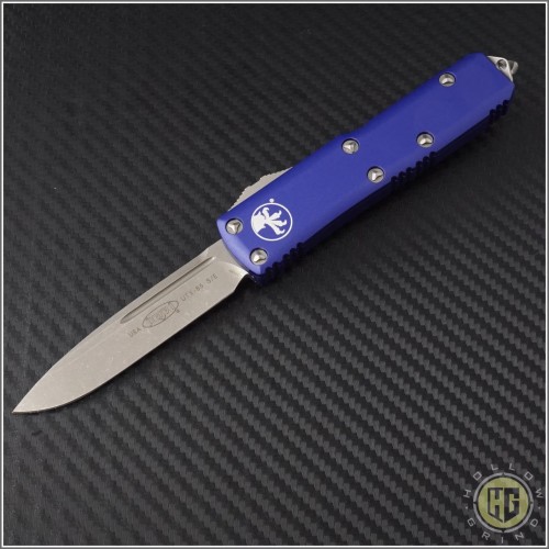 (#231-10APPU) Microtech Purple UTX-85 S/E Apocalyptic Plain - Front