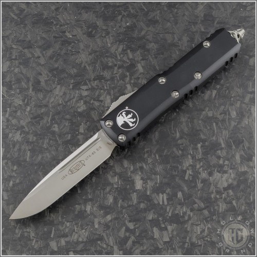 (#231-4) Microtech UTX-85 S/E Satin Plain - Front