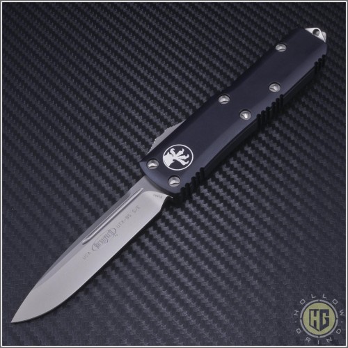(#231-7) Microtech UTX-85 S/E Bead Blast Plain - Front