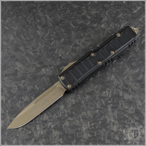 (#231II-13APS) Microtech UTX-85 II Stepside Bronze Apocalyptic Plain - Front