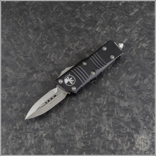 (#238-4) Microtech Mini Troodon D/E Satin Plain - Front