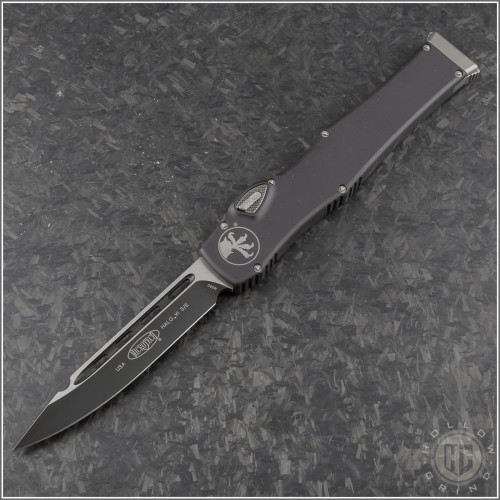 (#251-1) Microtech Halo VI S/E Black Plain - Front