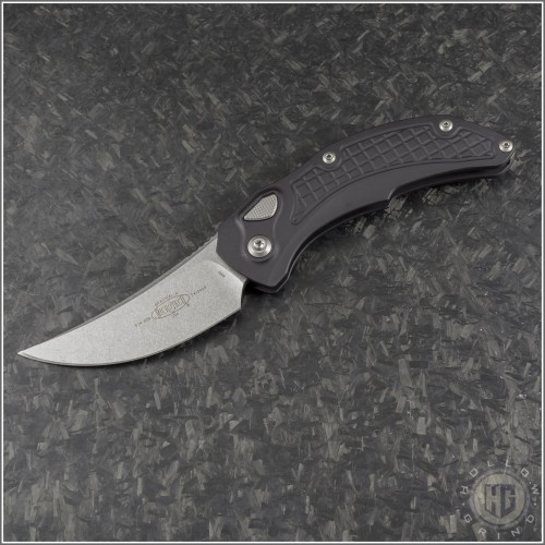 (#268A-10) Microtech Knives Brachial Stonewash Plain - Front