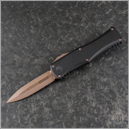 (#702-1PVDRGS) Microtech Rose Gold Hera D/E - Front